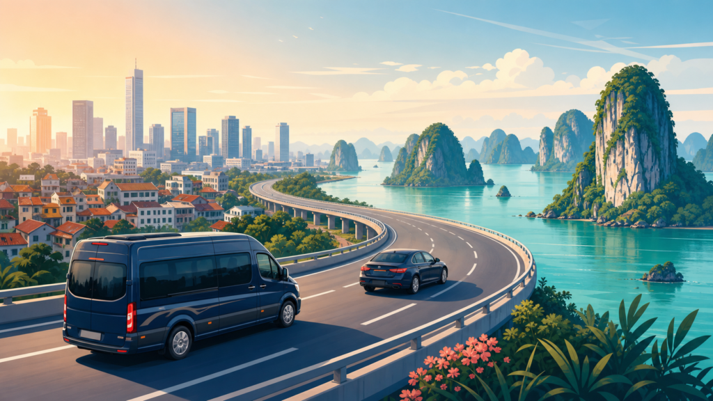 Illustration for Hanoi to Ha Long: Transfer Options, Travel Time and How to Choose