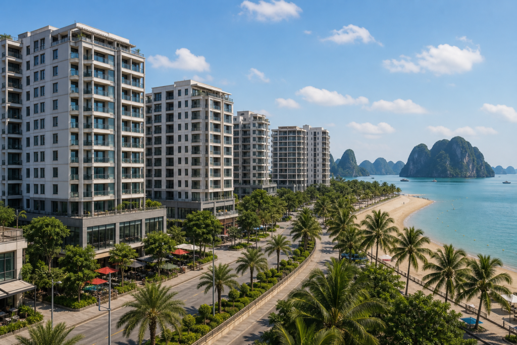 Apartment complex near Ha Long Bay